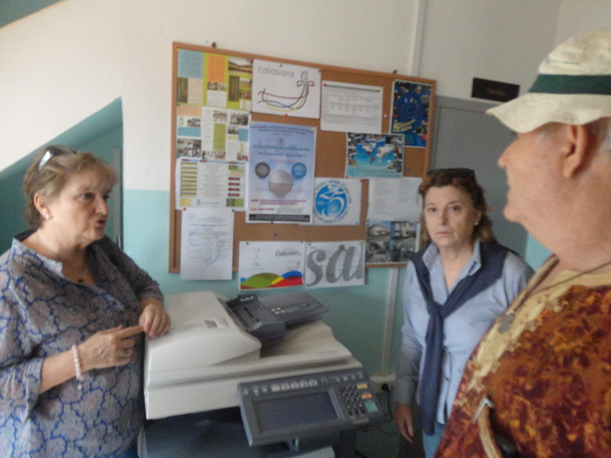 Visita de responsables de UNICEF-España y del Heraldo de Aragón.