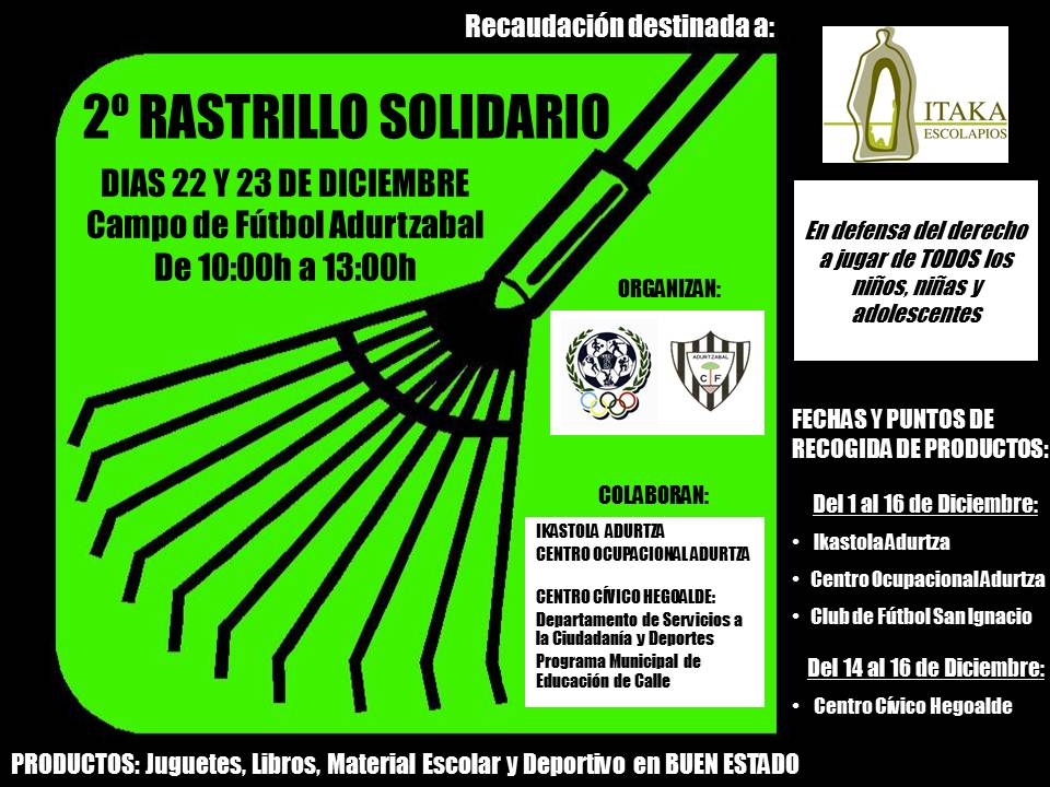 RASTRILLO SOLIDARIO PARA EL PISO DE AUKERA EN EL BARRIO DE ADURZA