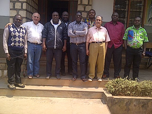 Reunion de los Superiores Locales de Africa Central y reunion en Nazareth Centre (Menteh)
