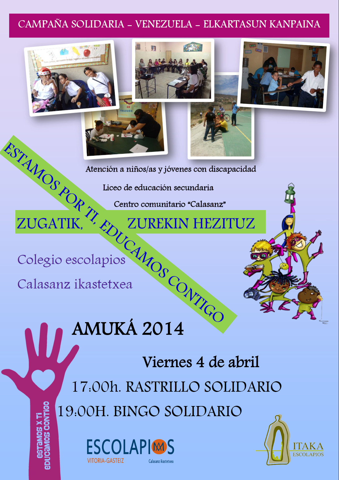 RASTRILLO Y BINGO SOLIDARIO EN FAVOR DE LOS «TRASTÉVERES»