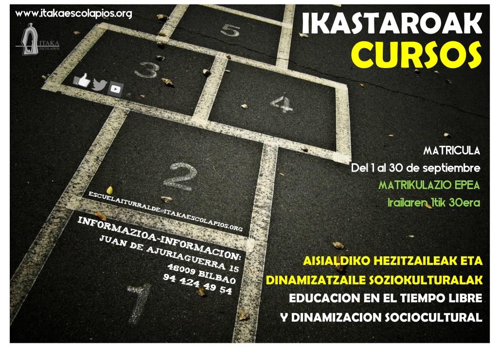 CURSOS DE EDUCACIÓN EN EL TIEMPO LIBRE EN BILBAO (CURSO 14-15)