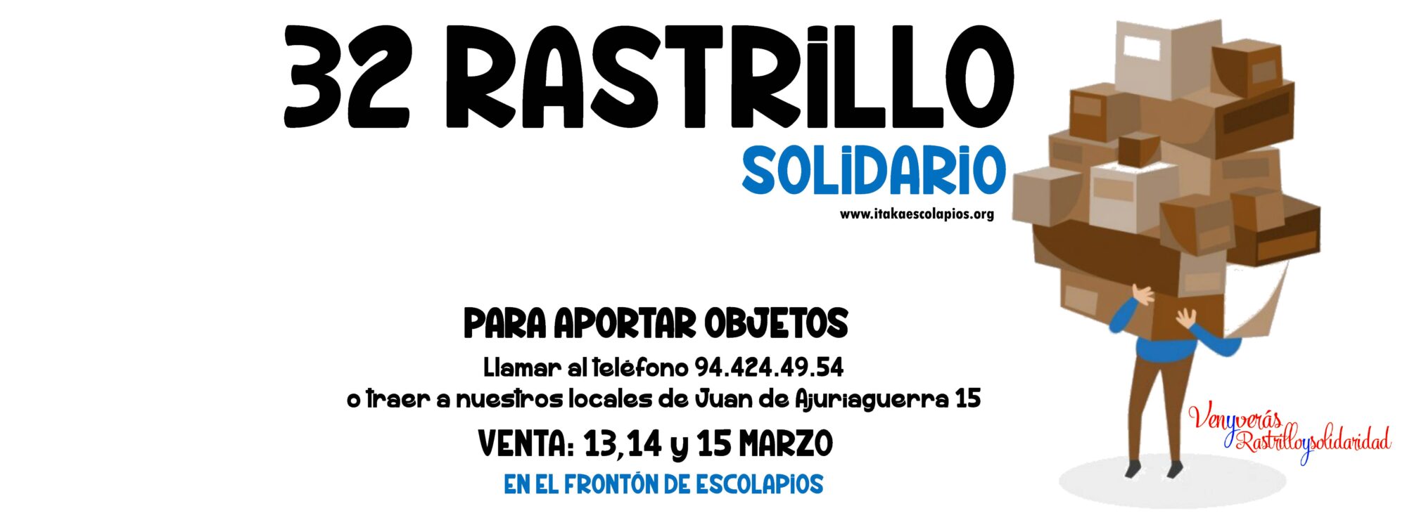 COMENZAMOS EL 32º RASTRILLO SOLIDARIO