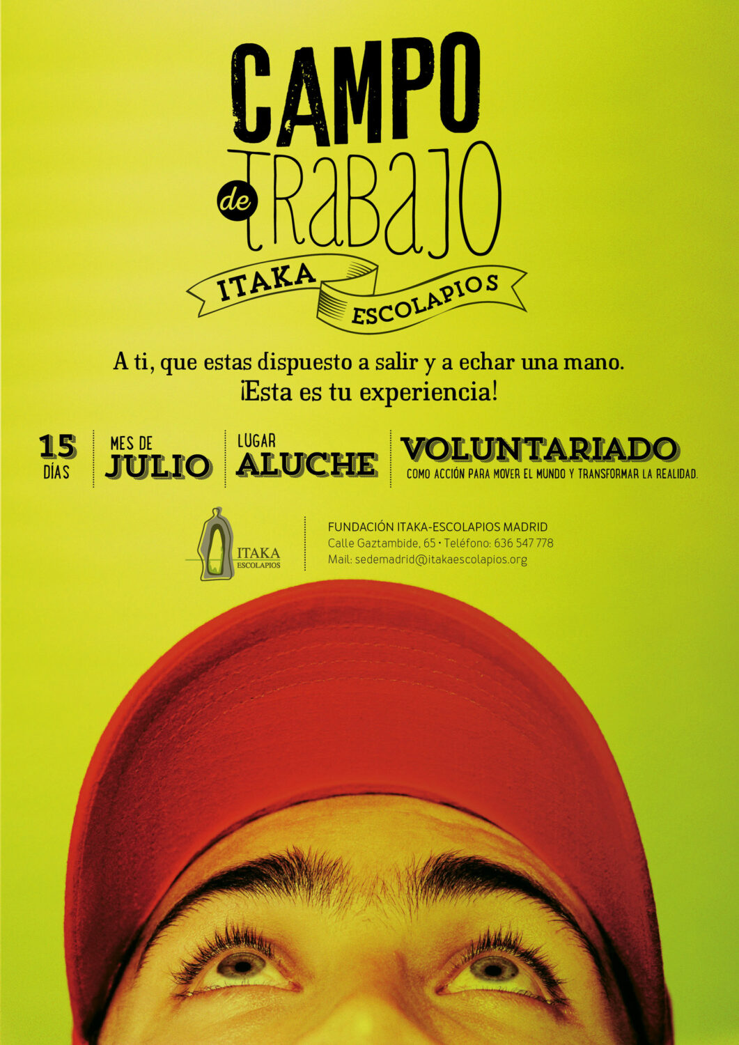 ¡Iniciamos la convocatoria al Campo de trabajo 2015 en Madrid!
