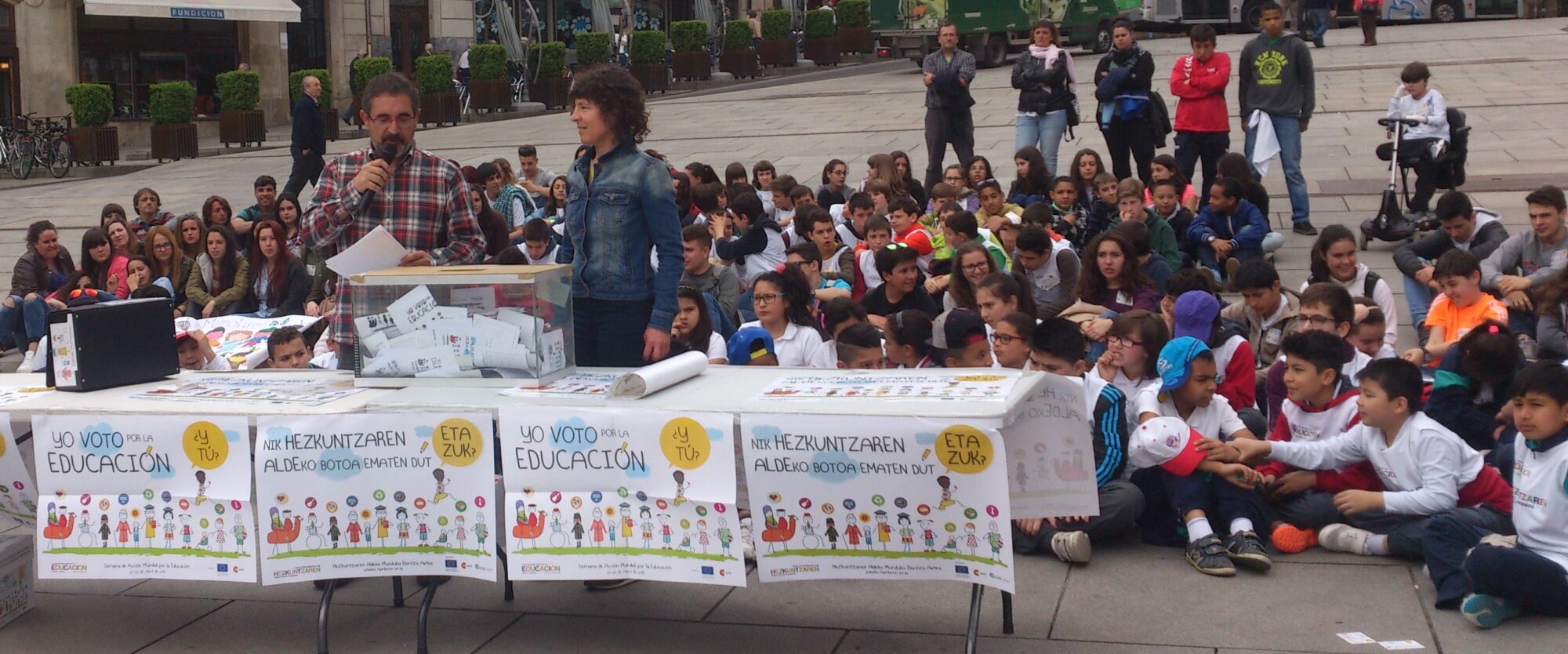 Itaka Escolapios se suma al Acto central en Euskadi de la Semana Mundial por la Educación.
