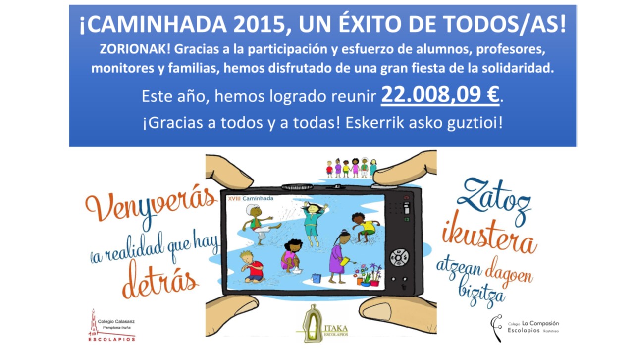 Balance de la Caminhada 2015