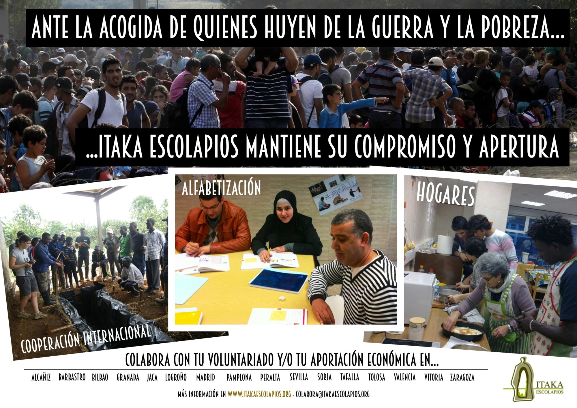 ANTE LA ACOGIDA DE QUIENES HUYEN DE LA GUERRA Y LA POBREZA...