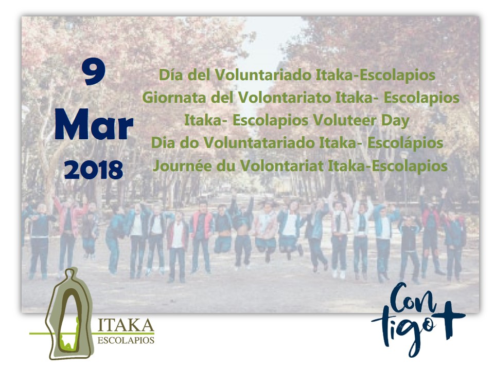 HOY 9 DE MARZO CELEBRAMOS EL DÍA DEL VOLUNTARIADO