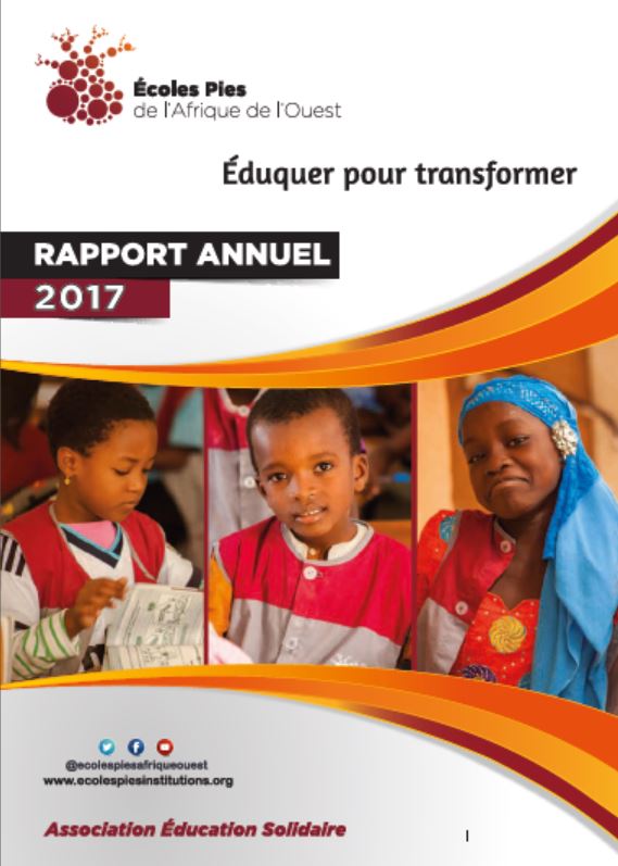 MEMORIA DE LAS ESCUELAS PÍAS DE ÁFRICA DEL OESTE