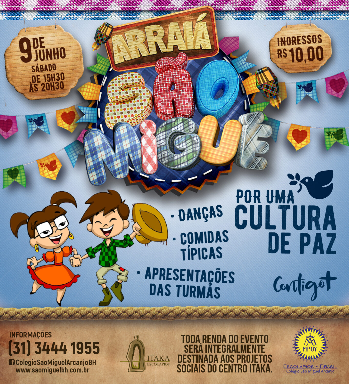 FIESTA SOLIDARIA EN FAVOR DE ITAKA EN BELO HORIZONTE