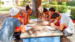 CCC La Puya- Santo Domingo. Voluntarios del proyecto Calasanz Nos Une de La Romana y La Puya realizan su formación conjunta 2018.