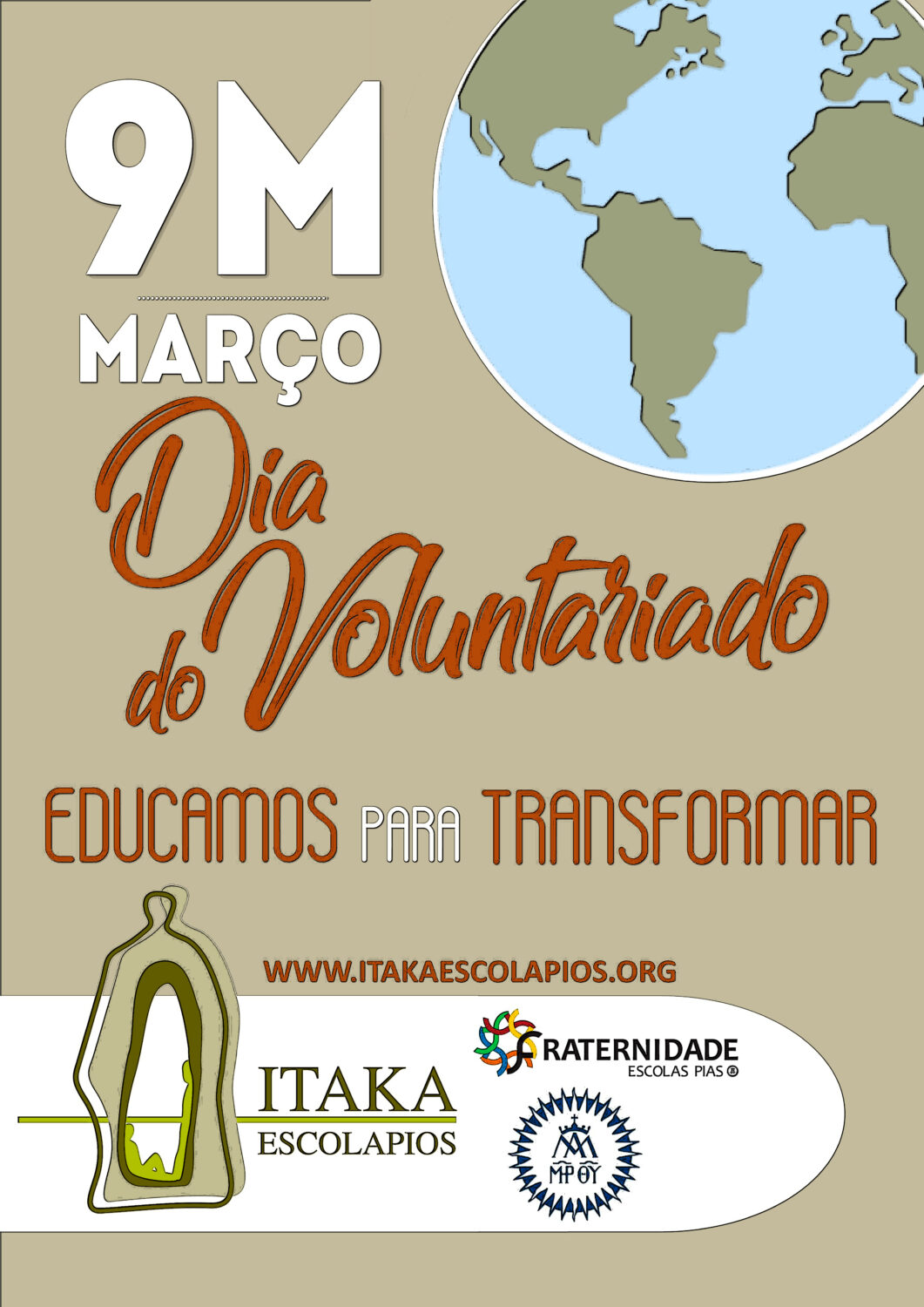 HOY 9 DE MARZO CELEBRAMOS EL DÍA DEL VOLUNTARIADO