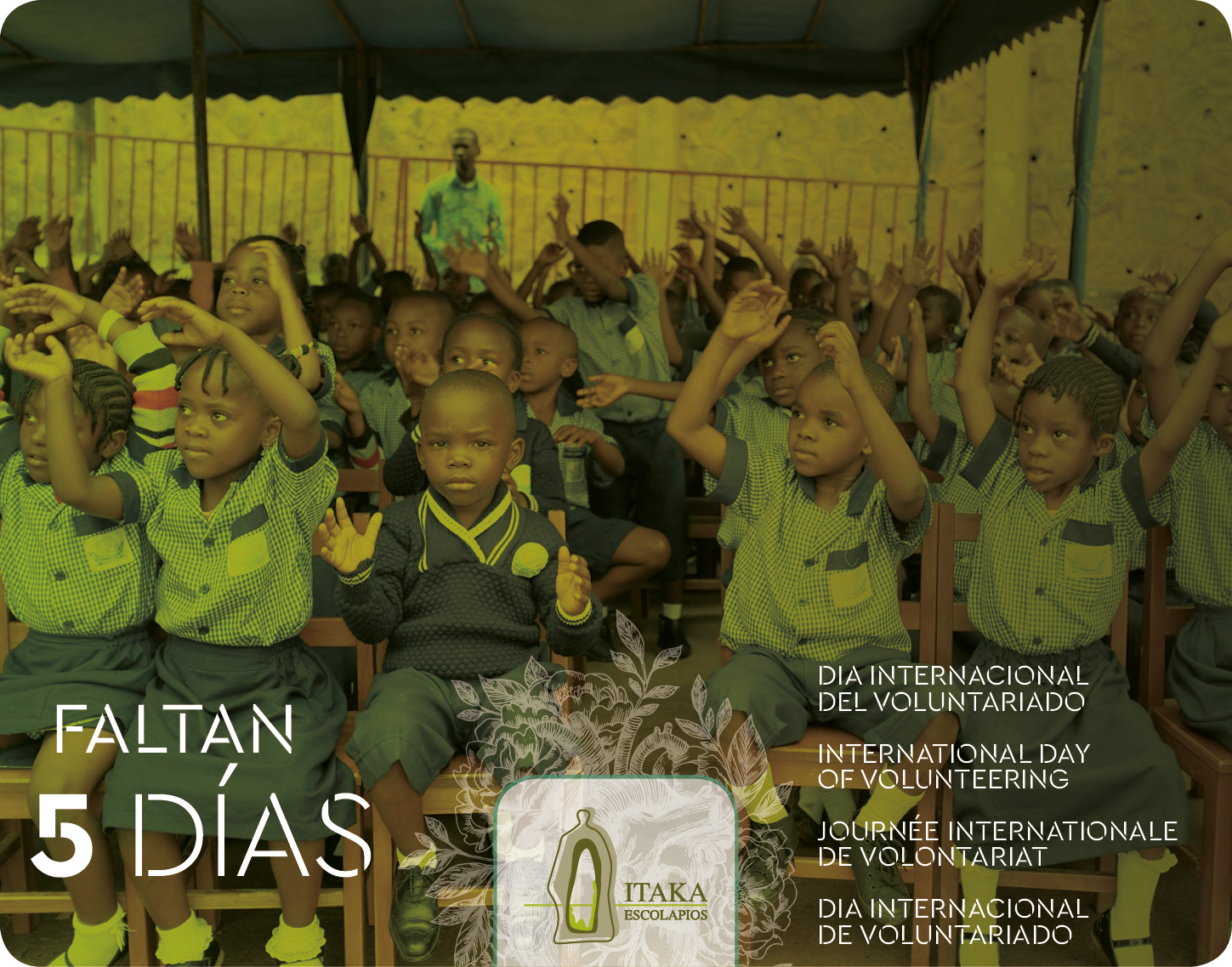 5 DÍAS PARA EL DÍA DEL VOLUNTARIADO
