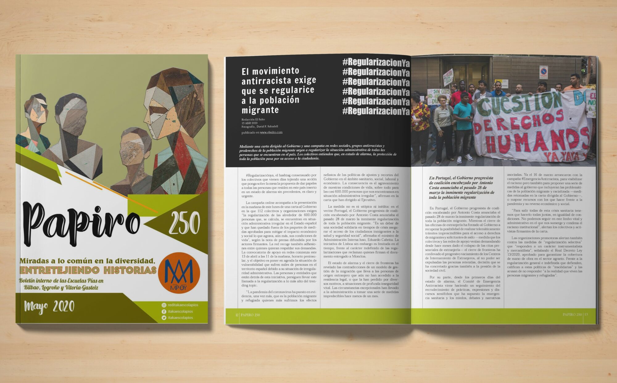 NUEVO PAPIRO 250: “Migraciones e interculturalidad y hospitalidad”