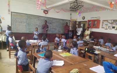 DESCENTE DANS LES ECOLES ET OEUVRES EN DEBUT D'ANNEE 2022: Ecole Bilingue Saint Joseph Calasanz d'Abobo
