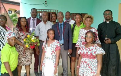 VISITE DE L'INSPECTEUR PEDAGOGIQUE AU COMPLEXE SCOLAIRE SAINT JOSEPH CALASANZ DE MALIBE