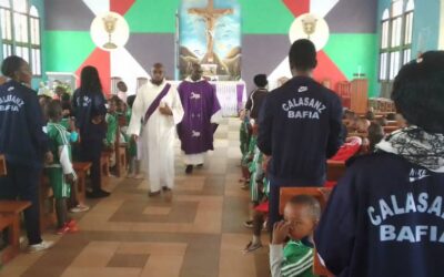 Mass at the end of the second quarter of the year 2022/2023 at the COSCABIC and official closing of the solidarity campaign