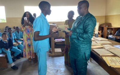 Closing ceremony of the 2022 2023 academic year at the Saint Joseph Calasanz Bilingual School Complex in messamendongo Yaoundé