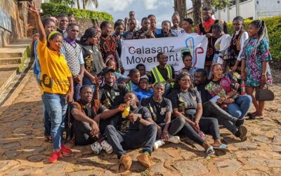 Celebration of Calasanz and Glicerio Landriani movement day with children and volunteers, in Futru-Bamenda