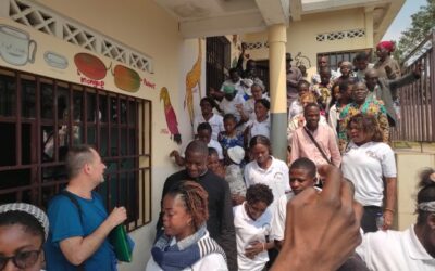 Visita a Kikonka del proyecto "Soñando Congo"